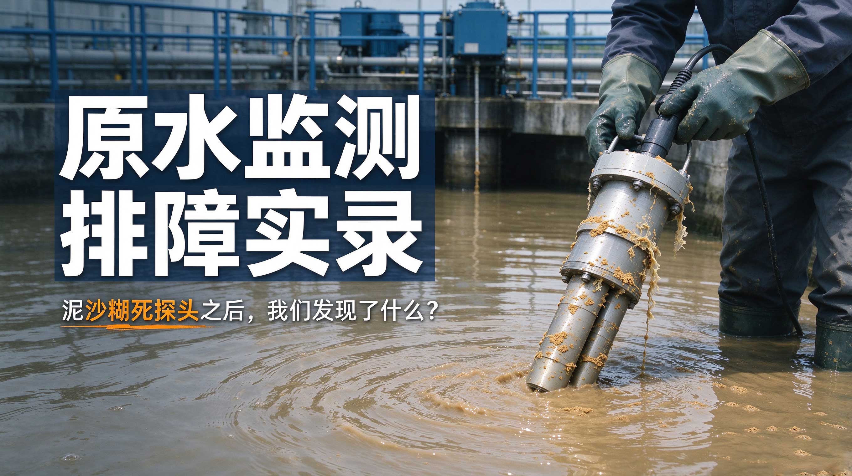 原水监测排障实录：泥沙糊死探头之后，我们发现了什么？